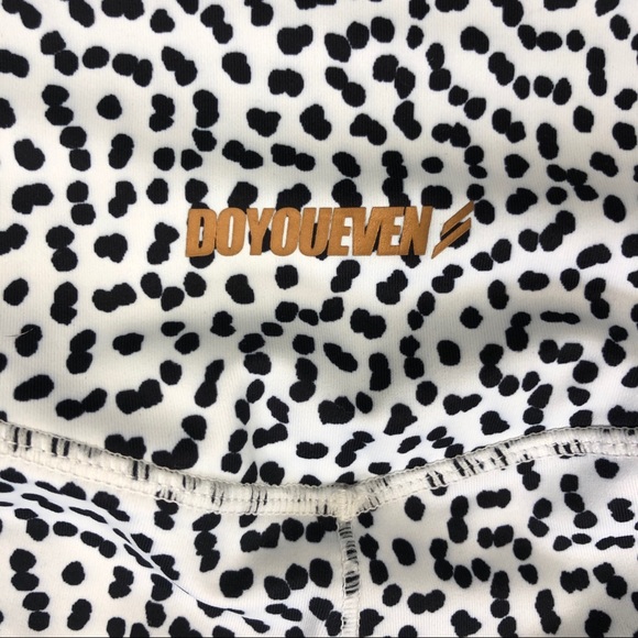 DOYOUEVEN Excel White Speckled High Waist Leggings - Picture 13 of 16